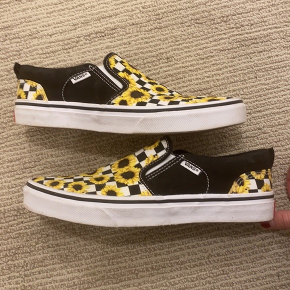 Vans Asher/Sunflower Slip-ons - Picture 3 of 7
